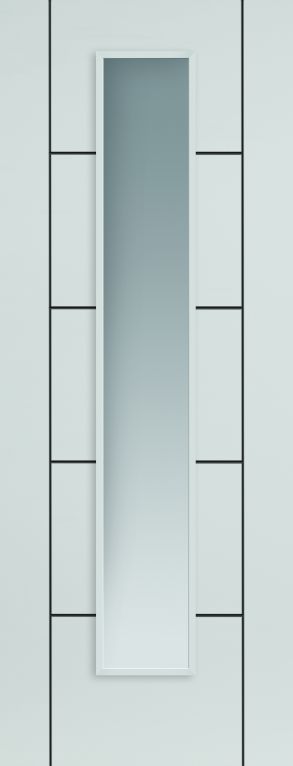 JB Kind Eco Linea White Glazed door - 686 x 1981 x 35mm